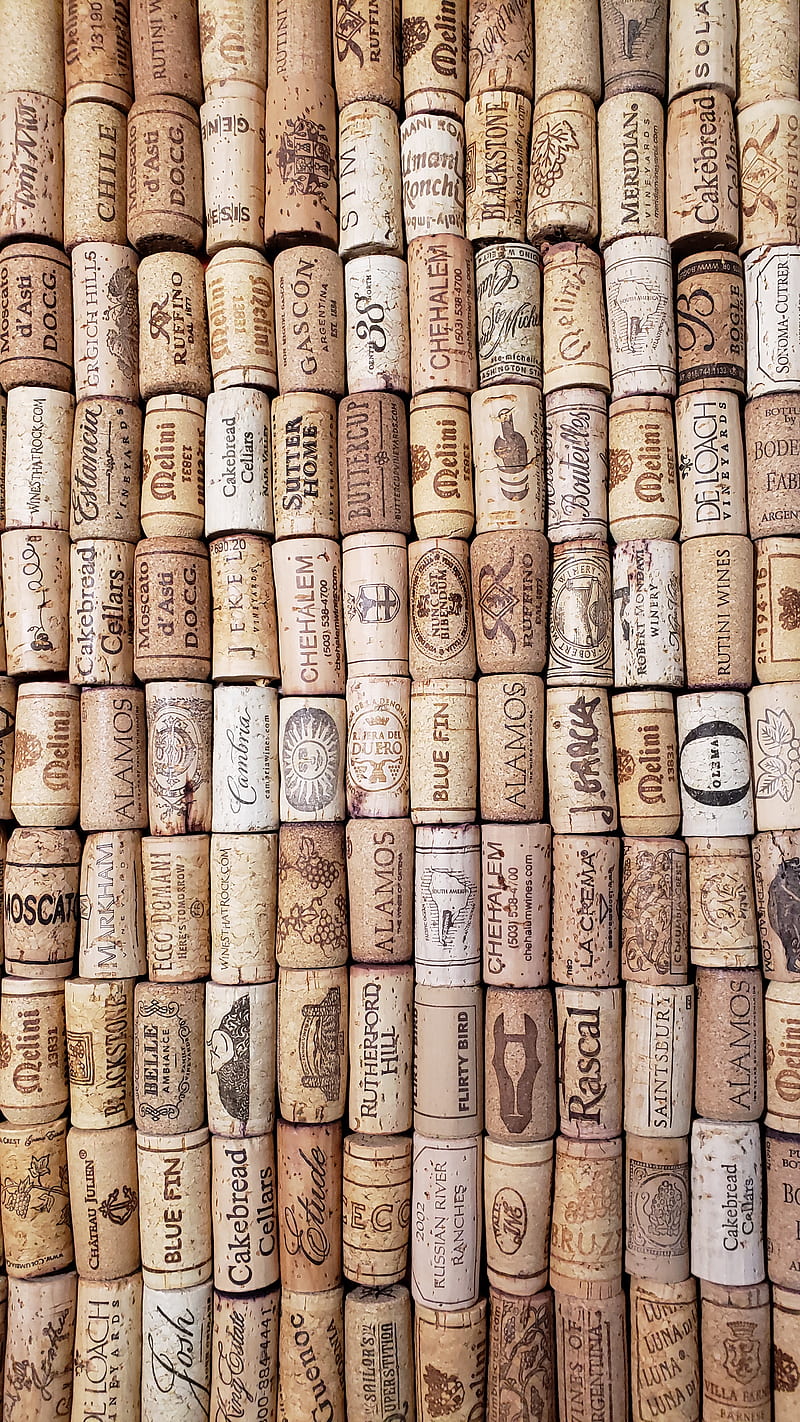 Wine Corks Straight, chardonnay, chianti, cork, merlot, pinot, red wine, wine corks, wines, HD phone wallpaper