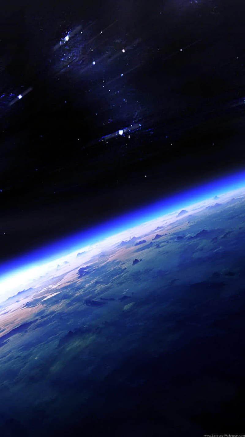 Outer Space, atmosphere, earth, HD phone wallpaper