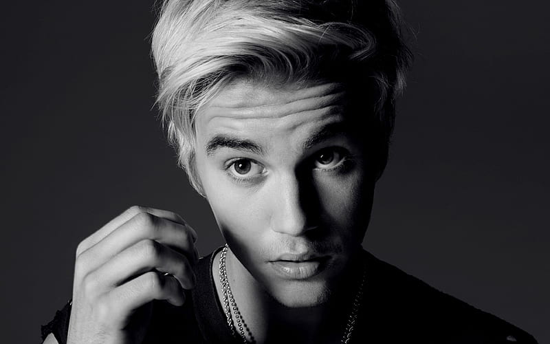 Justin Bieber, portrait, Canadian singer, pop music, young star, HD wallpaper