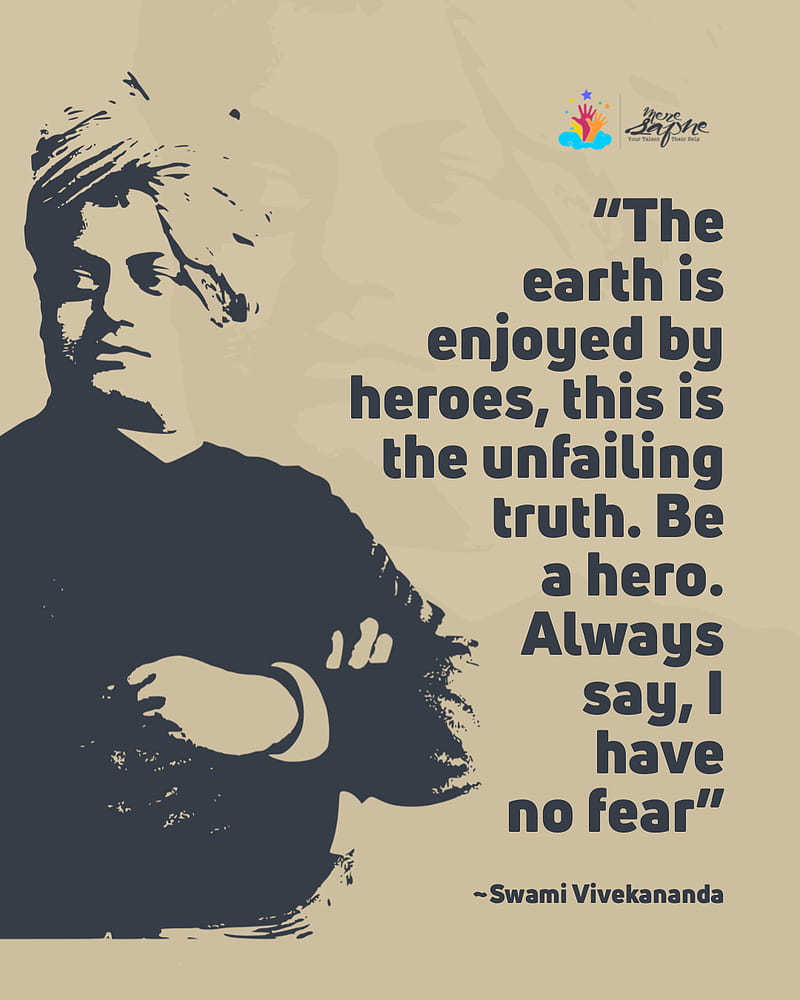 Daily Quotes. Swami vivekananda quotes, Fear quotes, Thankful quotes, HD phone wallpaper