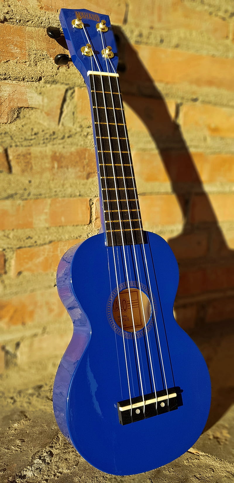 Ukulele, blue, instruments, music, new, strings, HD phone wallpaper