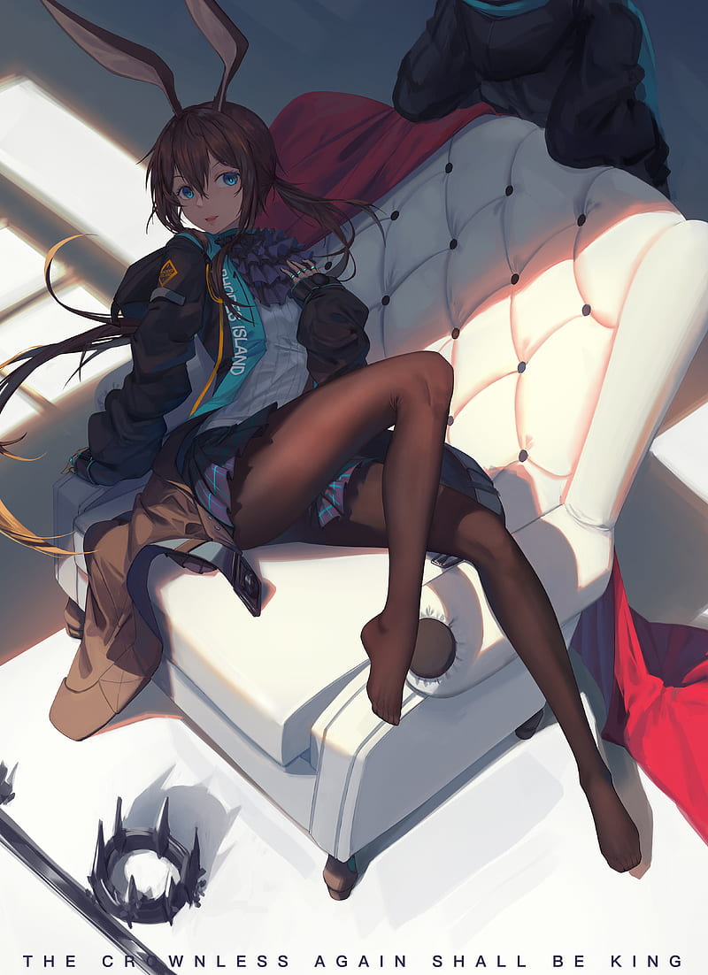 kumachi, Arknights, anime girls, Amiya (Arknights), HD phone wallpaper