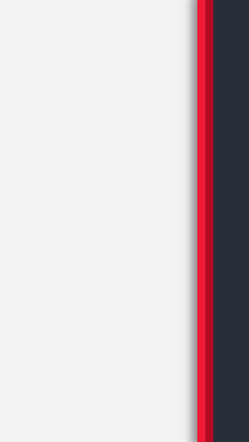Simple Abstract, White, black, flat, latest, lines, modern, red, HD phone wallpaper
