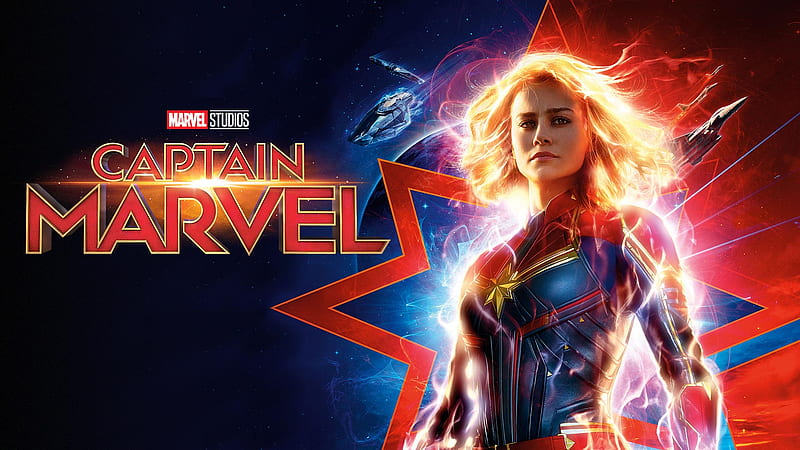Movie, Captain Marvel, Brie Larson, Carol Danvers, HD wallpaper