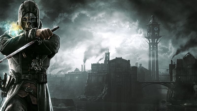 Dishonored - Corvo Wallpaper Re-edited by 24Raven on DeviantArt