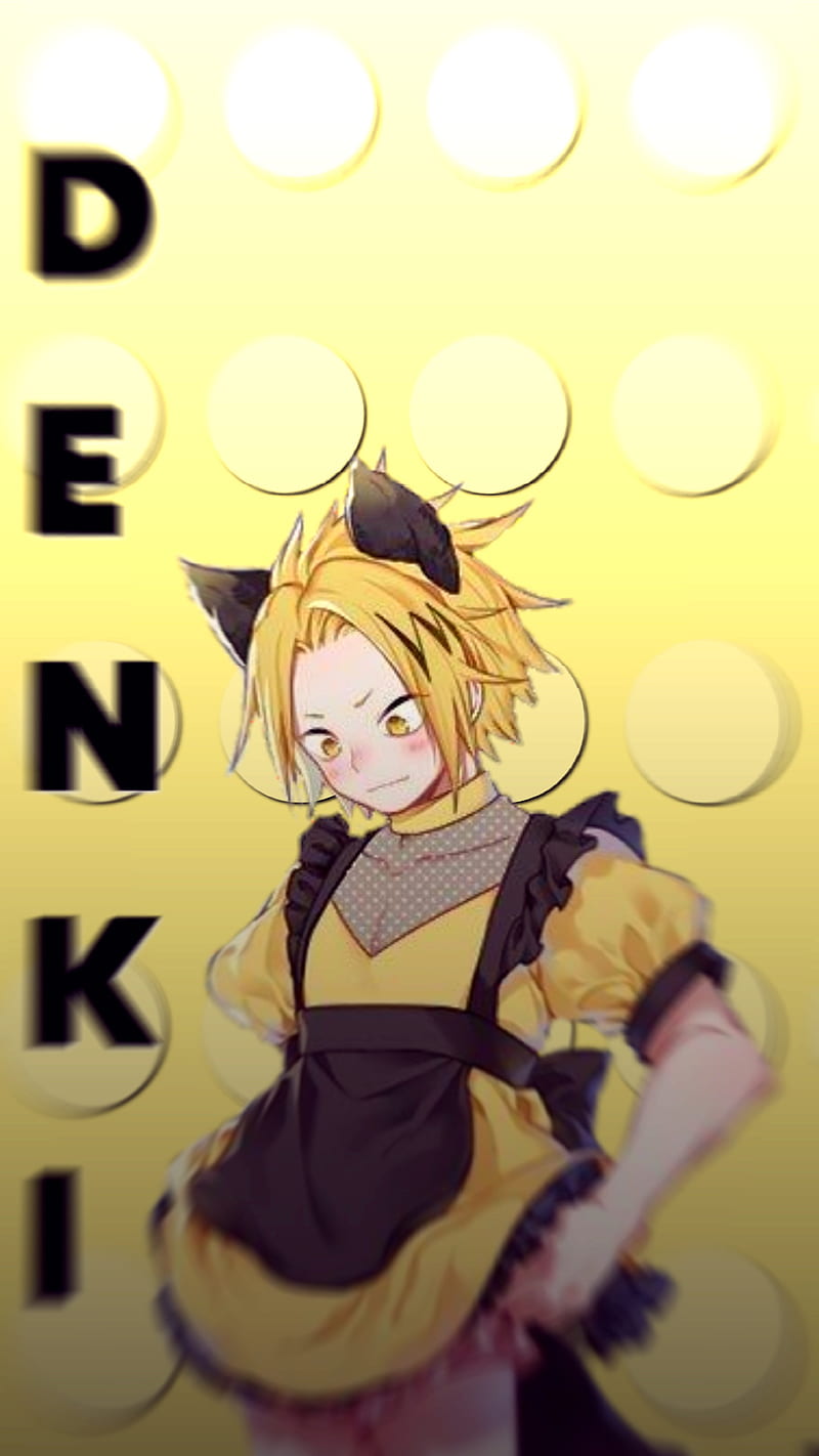 Denki Kaminari, anime, my hero academia, HD phone wallpaper | Peakpx