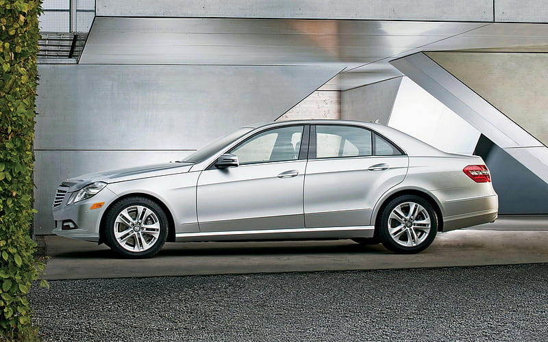 Silver models-2012 Mercedes Benz E Class Saloon, HD wallpaper