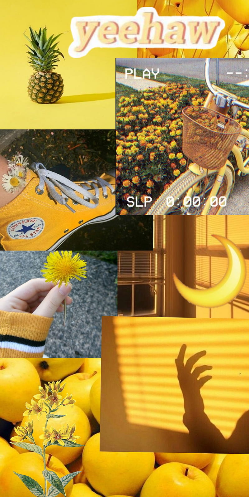 Yellow, aesthetic, flowers, pretty, sun, tumblr, HD phone wallpaper
