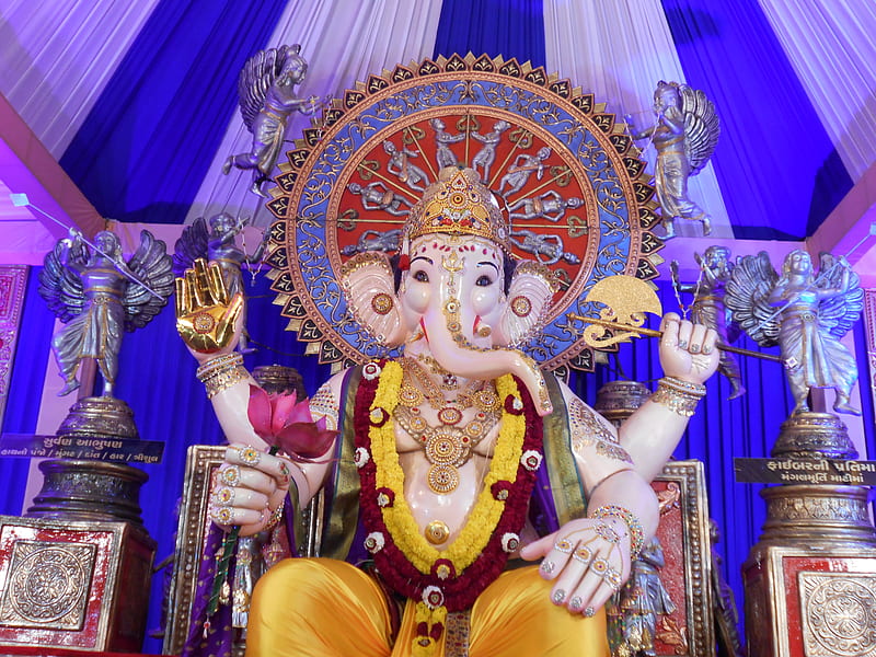 Ganeshji, god, lord, HD wallpaper