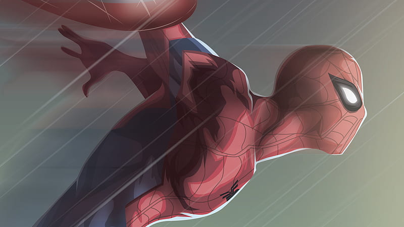 Spider Man With Captain Shield, spiderman, superheroes, artwork, digital-art, behance, HD wallpaper