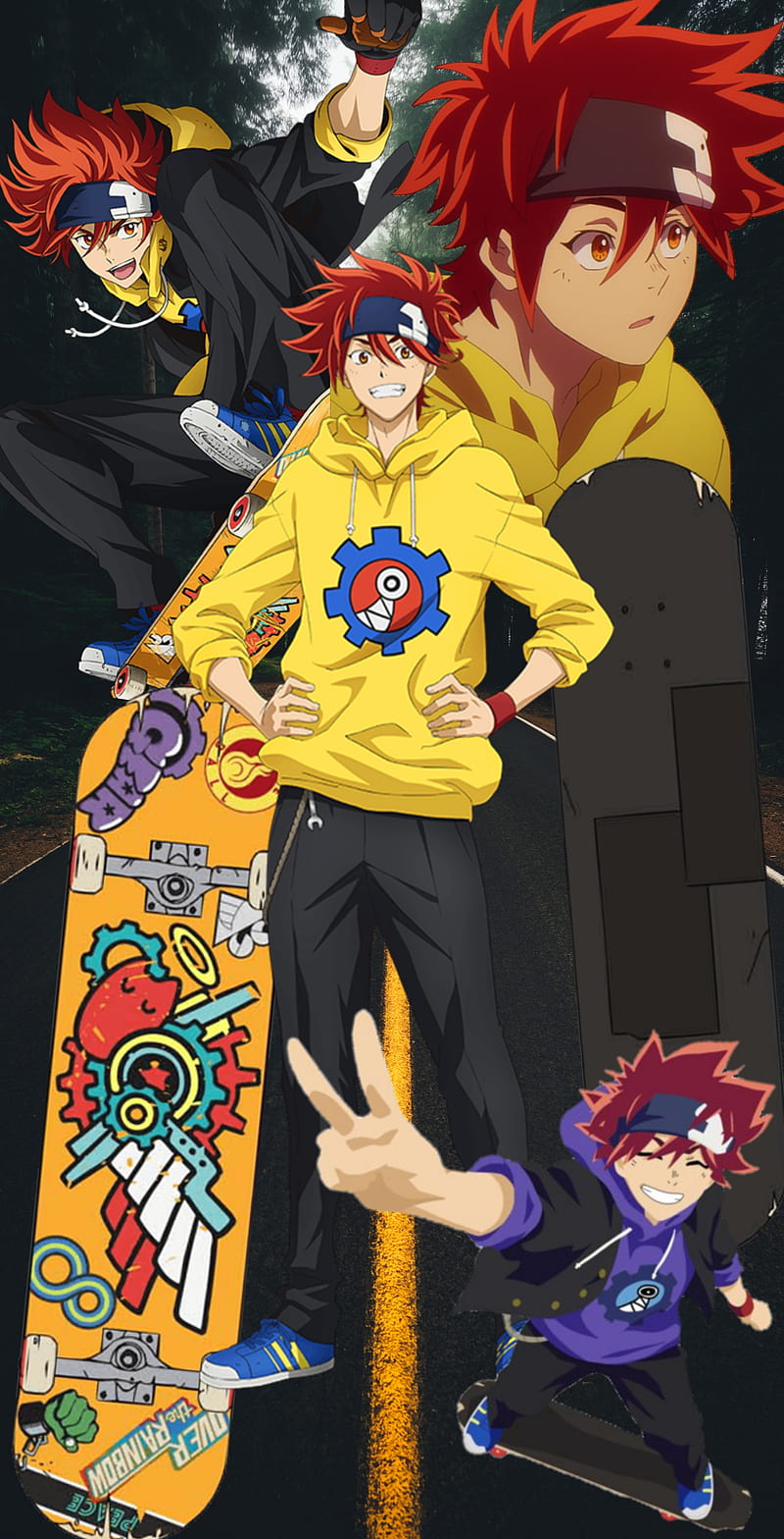 Reki, anime, anime2020, sk8, sk8theinfinity, skateboard, skating