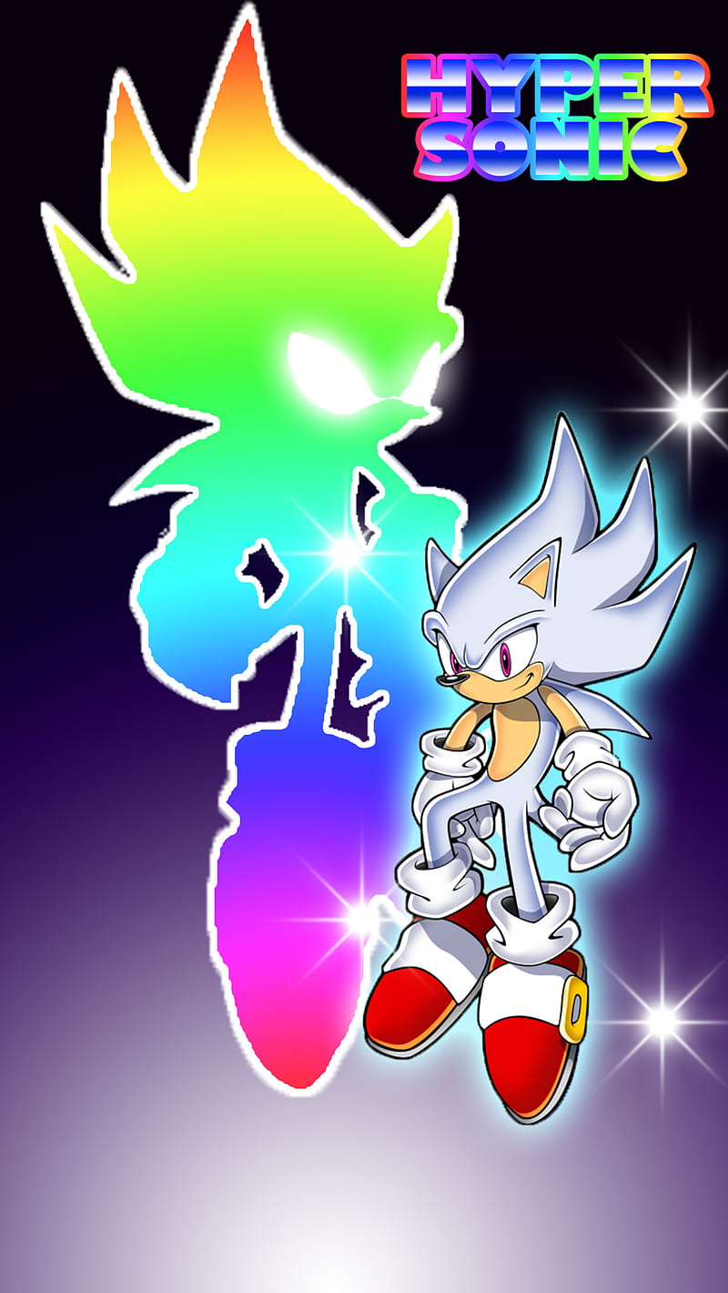 I decided to make a Hyper Sonic Wallpaper for fun! : r/SonicTheHedgehog