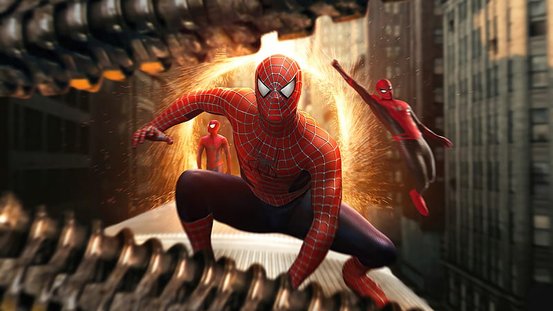 Spider-Man Superhero Building Background Spider-Man No Way Home, HD  wallpaper | Peakpx