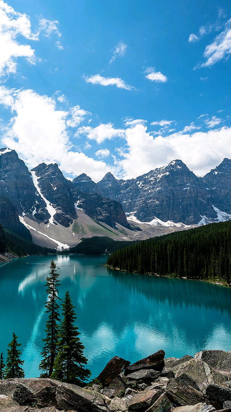 Mountain, full, lakes, mountains, nature, star, HD phone wallpaper