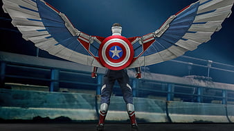 Captain America The Falcon And The Winter Soldier, captain-america, the-falcon-and-the-winter-solider, tv-shows, HD wallpaper