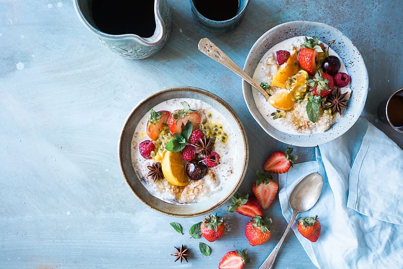 Food, Still Life, Fruit, Breakfast, Porridge, HD wallpaper