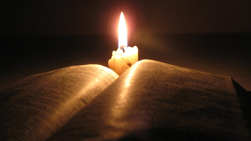 The Light of Wisdom, candle, knowledge, book, soft, wisdom, light, HD wallpaper