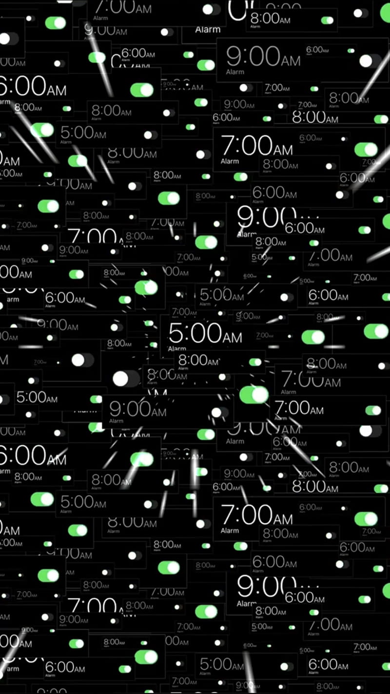 alert, Blackandblack, alarm, black, green, iphone, phone, HD phone wallpaper
