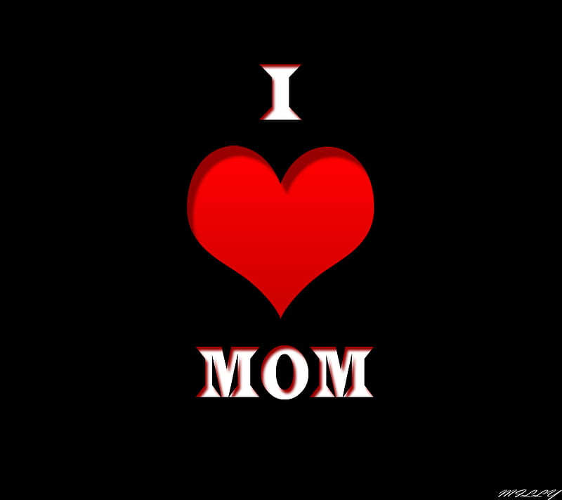 I love Mom, unconditional, special, comfort, love, mom, purity, HD wallpaper