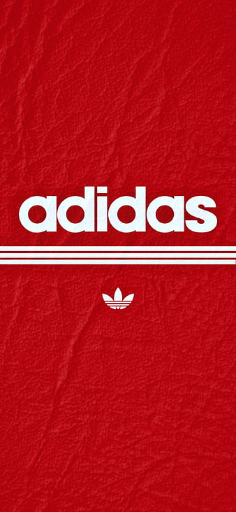 Adidas Logo Red Retro White Hd Mobile Wallpaper Peakpx