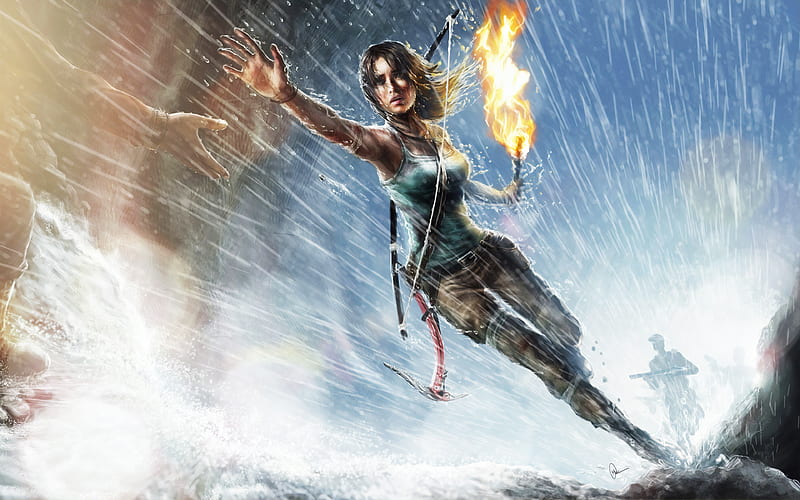 Lara Croft Tomb Raider Art , lara-croft, tomb-raider, games, HD wallpaper