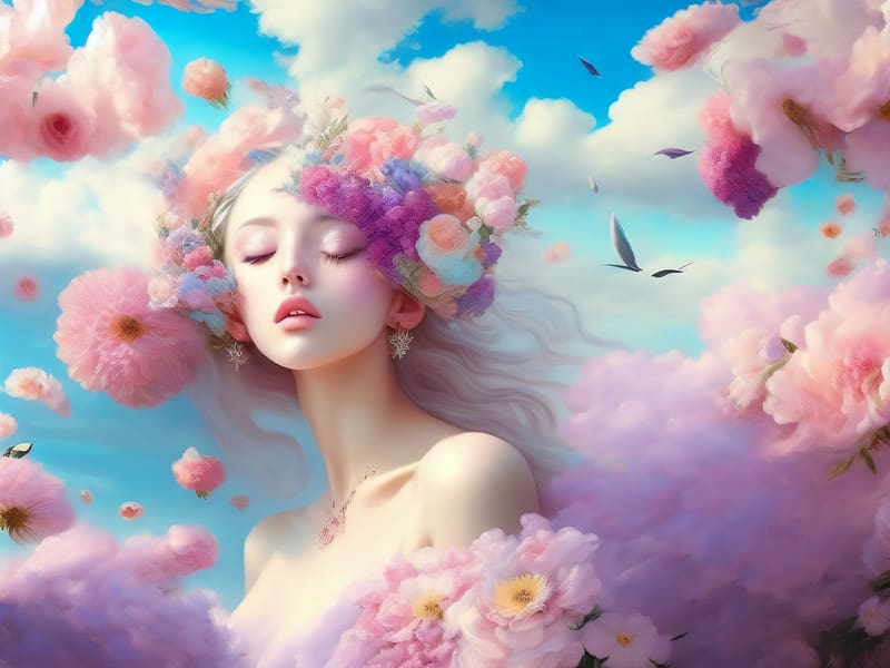 Flowers, Young, Spring, Fantasy, HD wallpaper | Peakpx