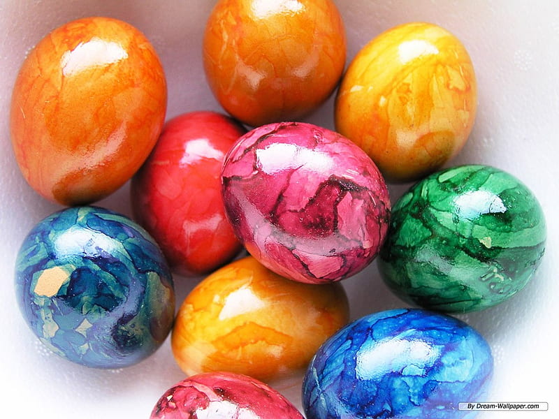 SHINNY EASTER EGGS, colorful, easter eggs, holiday, eggs, shinny, easter, HD wallpaper