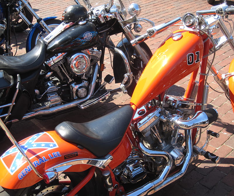 General Lee bike chopper motorcycle HD wallpaper Peakpx