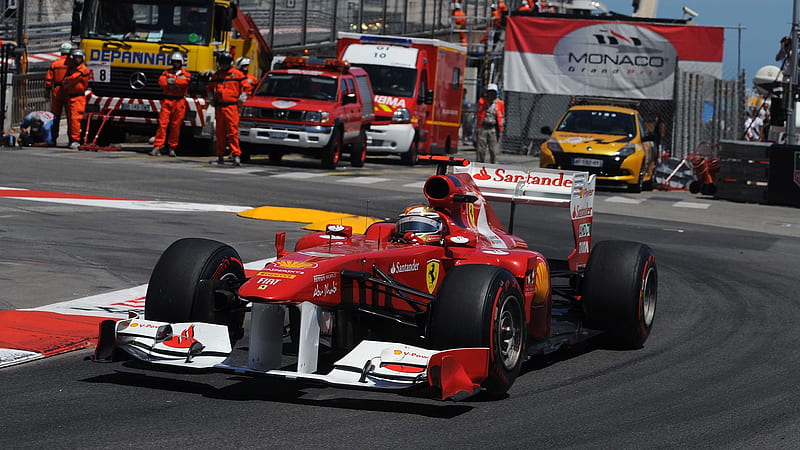 Fernando Alonso, Ferrari F150, 2011 Monaco F1 GP, Ferrari F150, Fernando Alonso, 2011 Monaco F1 GP, Grand Prix, Formula 1, HD wallpaper