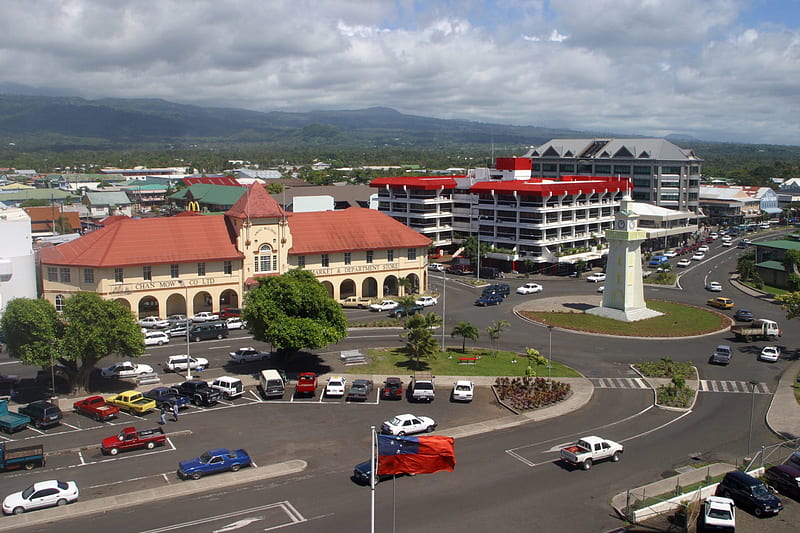 Apia - Samoa, Towns and Cities, Islands, Samoa, Pacific Islands, Apia, HD wallpaper