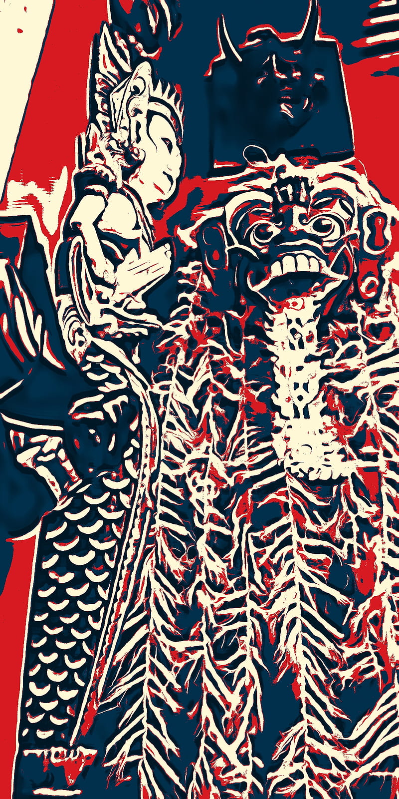 Japanese, art, awesome, best, cool, desenho, samurai, tattoo, totem, HD phone wallpaper