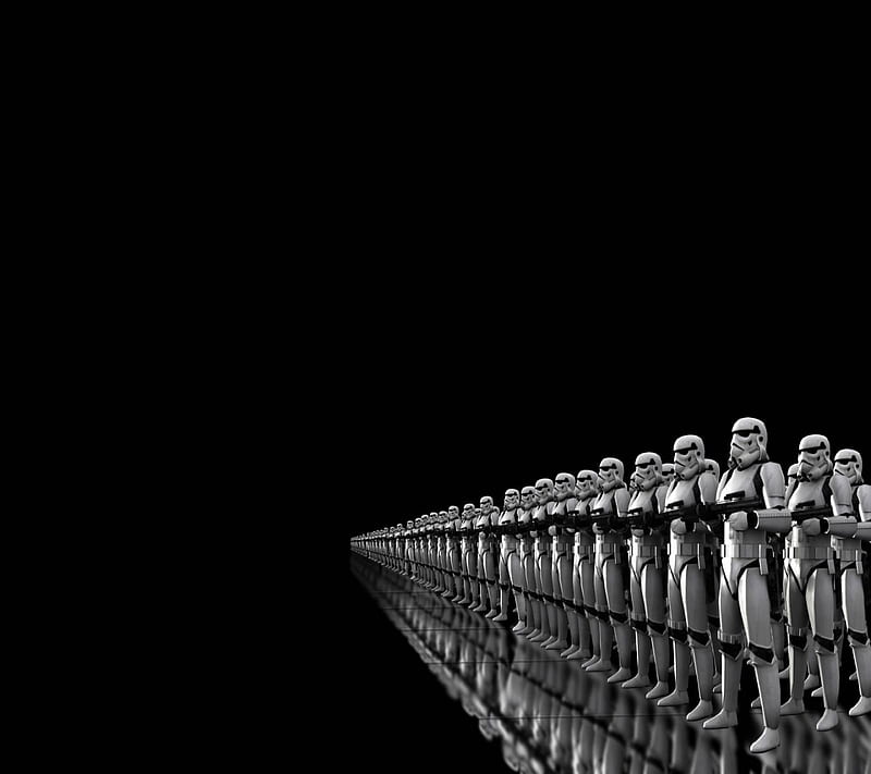Stormtrooper Line, line, star wars, stormtrooper, HD wallpaper