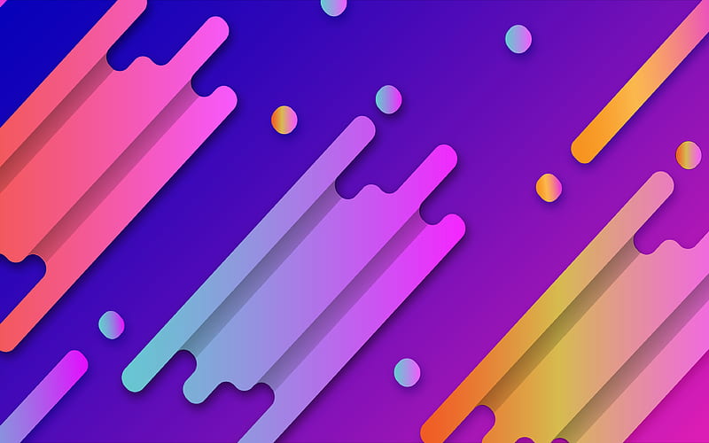 abstract blots material design, rainbow, lines, geometry, geometric shapes, lollipop, creative, abstract art, strips, colorful backgrounds, HD wallpaper