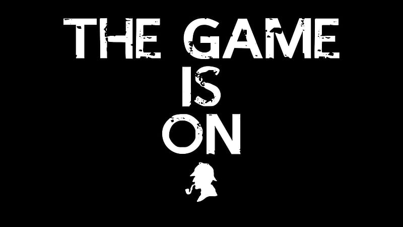 The Game Is On, typography, inspiration, msg, comments, HD wallpaper