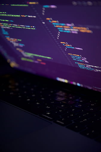 Laptop, screen, code, programming, HD wallpaper
