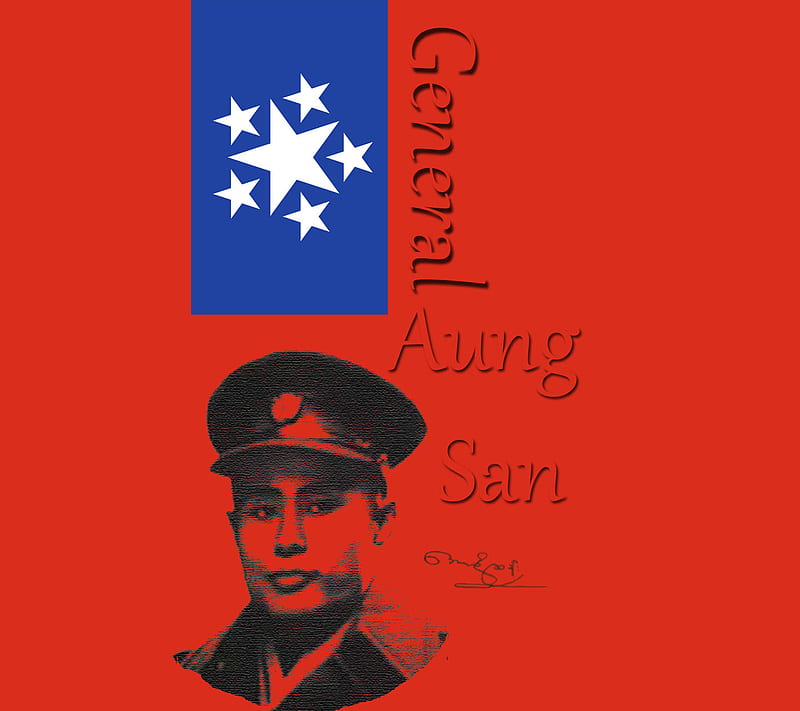 General Aung San, myanmar, HD wallpaper
