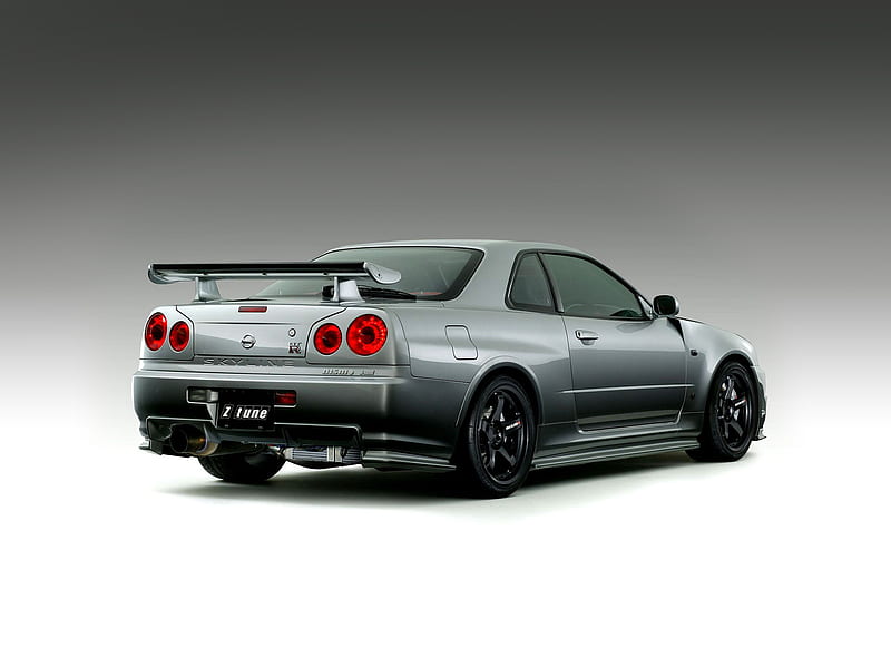 2001 Nissan Skyline R34 GT-R Nismo, Coupe, Inline 6, Turbo, car, HD wallpaper