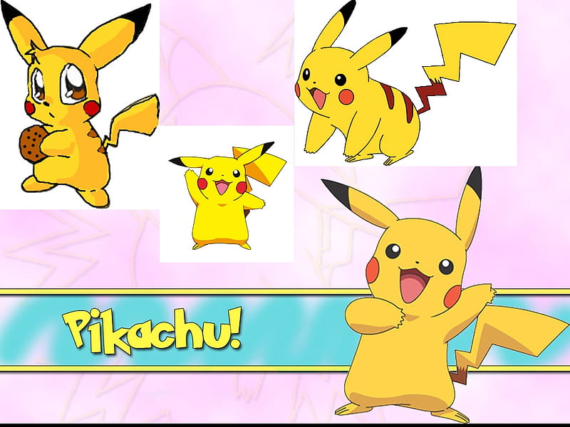 Funny Pikachu, pokemon, pichu, pikachu, gimp, HD wallpaper
