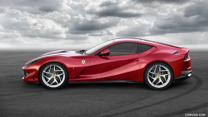 2018 Ferrari 812 Superfast, Red, Car, esports, 812, Superfast, Ferrari, HD wallpaper