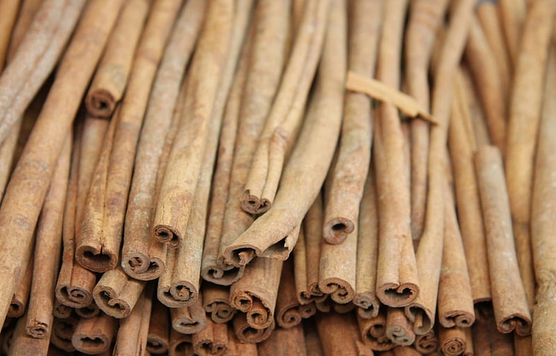 Cinnamon, spice, Sticks, brown, HD wallpaper