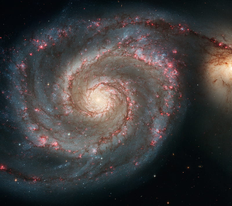 Spiral, galaxy, space, star, HD wallpaper