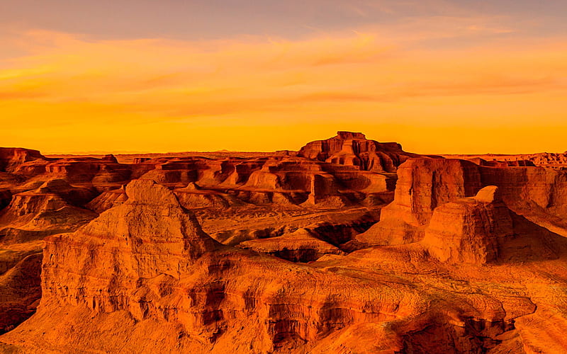 Gobi Desert Sunset-Windows 8 Theme, HD wallpaper