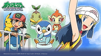 Pokémon, Pokémon: Diamond and Pearl, Dawn (Pokémon), Piplup (Pokémon), HD  wallpaper