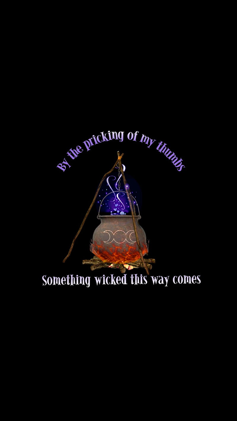 Something wicked, cauldron, halloween, samhain, somethingwicked, witch, witchy, HD phone wallpaper