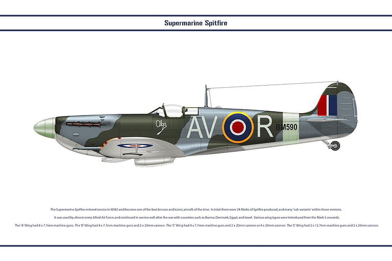 Supermarine Spitfire, supermarine, varients, spitfire, 24, HD wallpaper