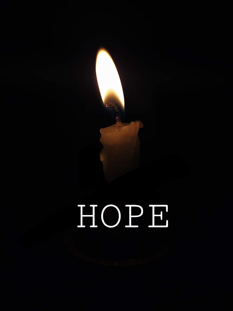 Hope, alone, best , black, black , candle, flame, love, nature, patience, HD phone wallpaper