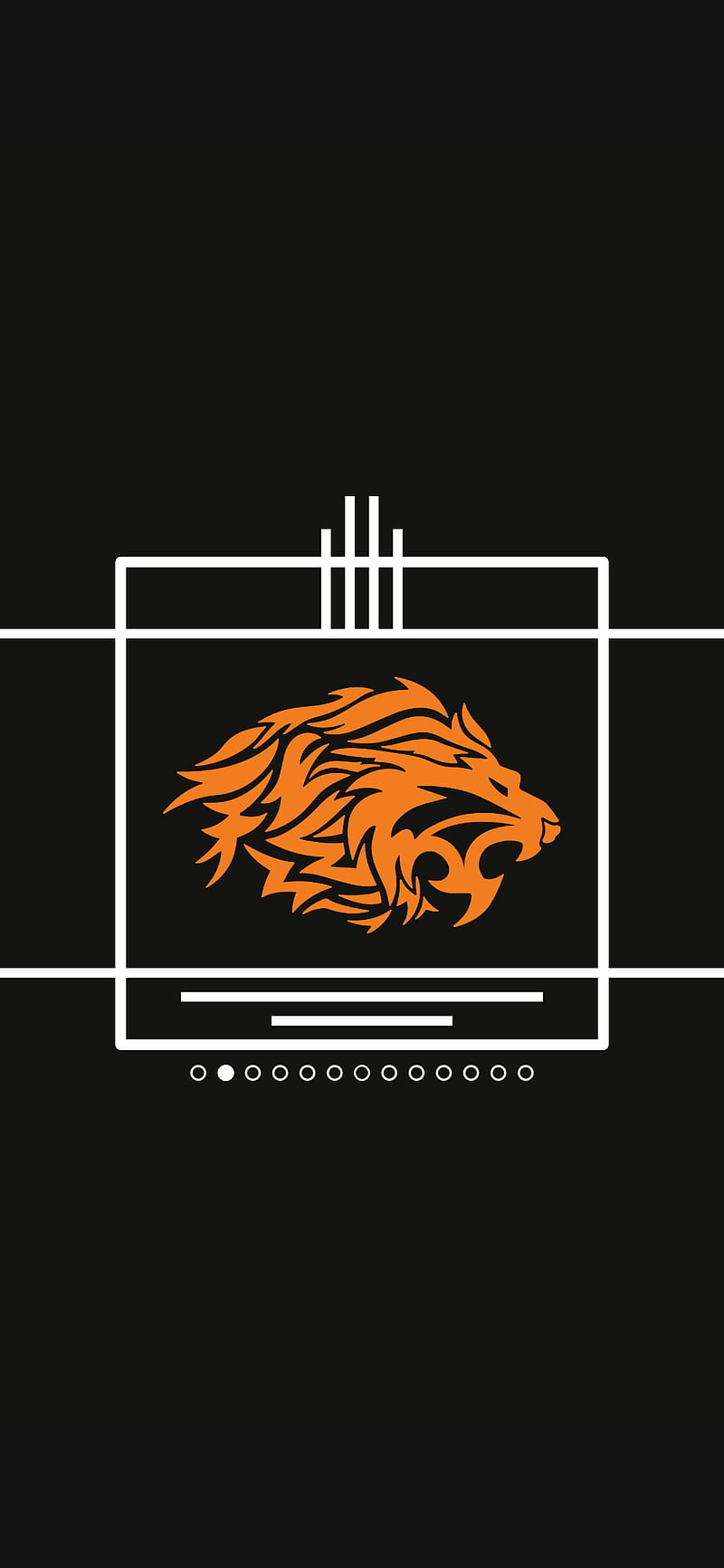 Leo Zodiac, black, iphone, iphone 11, leo, lion, minimal, orange, simple,  zodiac, HD phone wallpaper | Peakpx