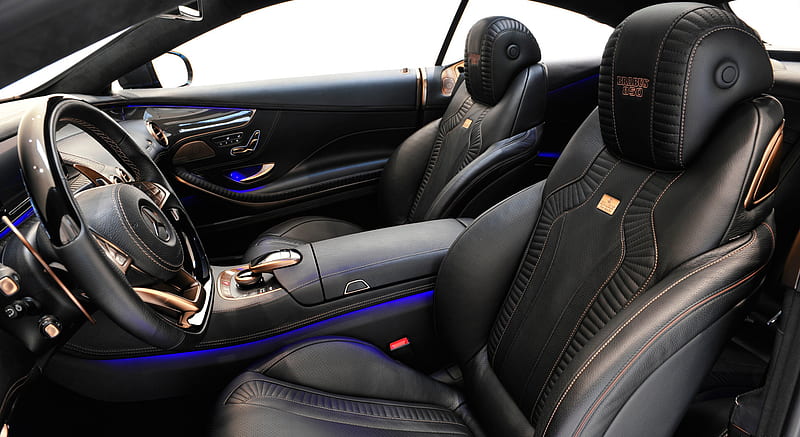 2015 BRABUS 850 6.0 Biturbo Coupe based on M-Benz S63 AMG - Interior , car, HD wallpaper