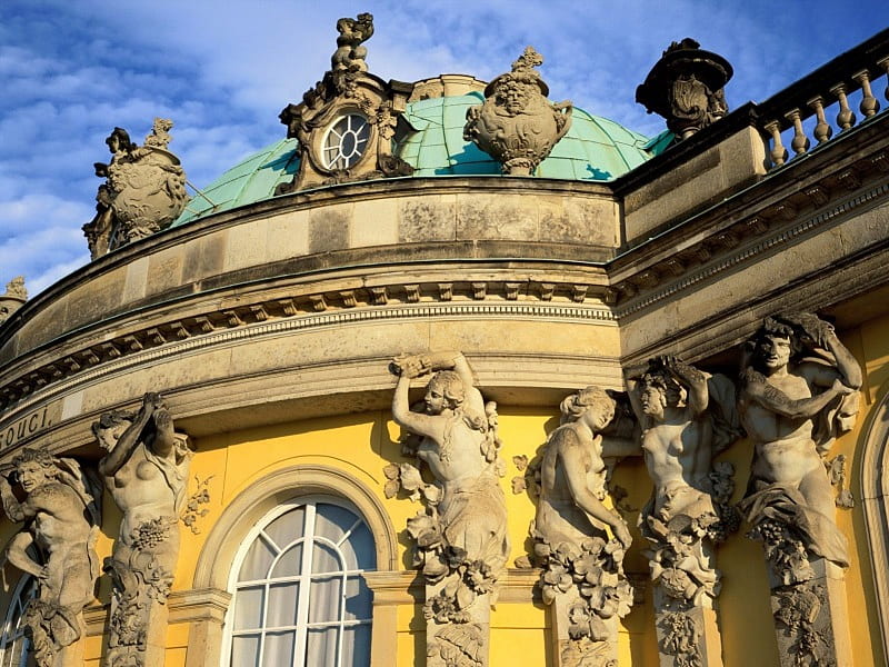 Sanssouci Palace,Potsdam,Germany, potsdam, germany, palace, sanssouci, HD wallpaper