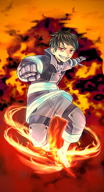 Fire Force Anime Mobile Wallpaper HD - Shinra the Hero